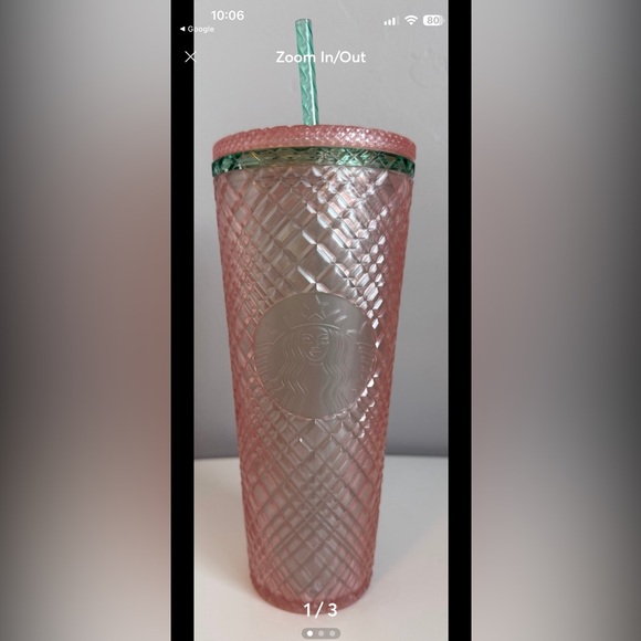 Starbucks Other - Starbucks Pink & Green Tumbler